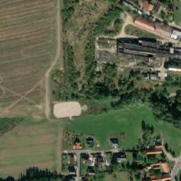 Satellite imagery of [Dýšina] church t., CZ