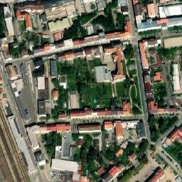 Satellite imagery of Sv. Mikuláš [Benešov u Prahy] church t., CZ