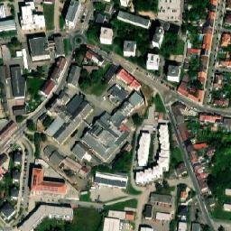 Satellite imagery of Sv. Mikuláš [Benešov u Prahy] church t., CZ