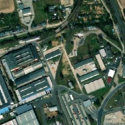 Satellite imagery of Siemens [Mohelnice] factory chimney, CZ