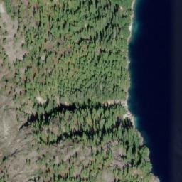 Satellite imagery of Puzzle Mountain, CA