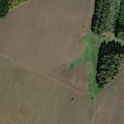 Satellite imagery of [Ošelín] church t., CZ