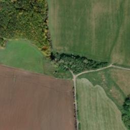 Satellite imagery of [Ošelín] church t., CZ