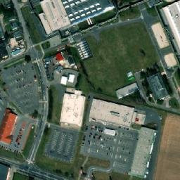 Satellite imagery of Siemens [Mohelnice] factory chimney, CZ