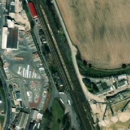 Satellite imagery of Siemens [Mohelnice] factory chimney, CZ