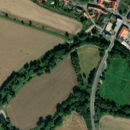 Satellite imagery of [Město Touškov] church t., CZ