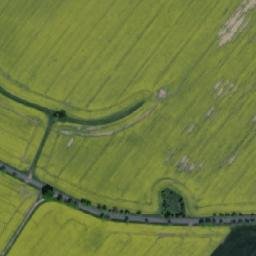 Satellite imagery of [Třebětín] church t., CZ