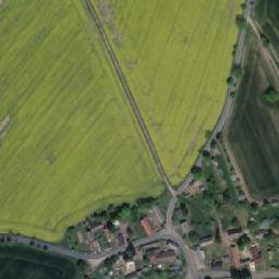 Satellite imagery of [Třebětín] church t., CZ