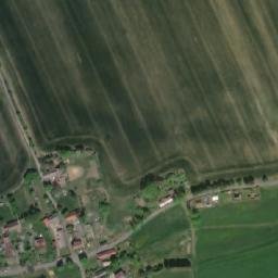 Satellite imagery of [Třebětín] church t., CZ