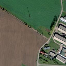 Satellite imagery of sv. Michael [Uhelná Příbram] church t., CZ