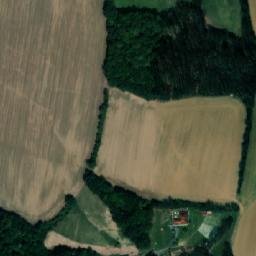 Satellite imagery of [Líšnice-Vyšehorky] church t., CZ