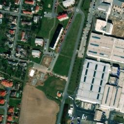 Satellite imagery of [Mohelnice] factory chimney, CZ