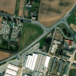 Satellite imagery of Siemens [Mohelnice] factory chimney, CZ