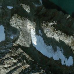 Satellite imagery of Gimli Peak, CA