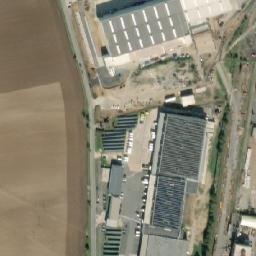 Satellite imagery of [Dýšina] factory chimney, CZ