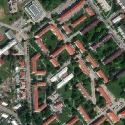 Satellite imagery of [Uničov] town hall t., CZ