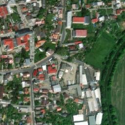 Satellite imagery of [Uničov] town hall t., CZ