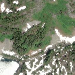 Satellite imagery of Omega Mountain, CA