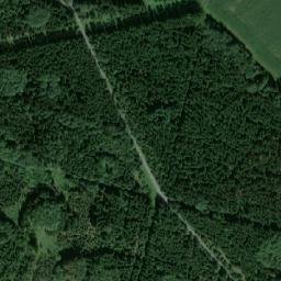 Satellite imagery of Vysoký les [Sebranice-Pohora] chapel sanctus t., CZ