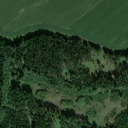Satellite imagery of Vysoký les [Sebranice-Pohora] chapel sanctus t., CZ