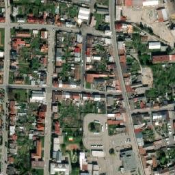 Satellite imagery of [Moravská Třebová] monastery church t., CZ