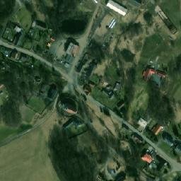 Satellite imagery of [Staré Oldřůvky] church t., CZ