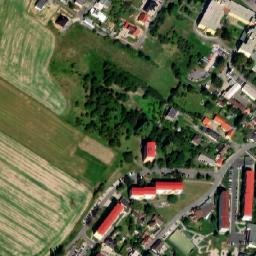Satellite imagery of [Bílovec-město]church & outlook t., CZ
