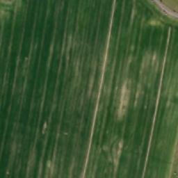 Satellite imagery of [Rosovice] church t., CZ