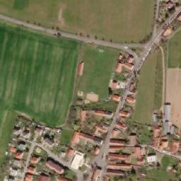 Satellite imagery of [Rosovice] church t., CZ