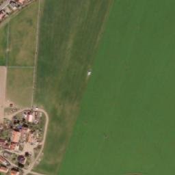 Satellite imagery of [Rosovice] church t., CZ