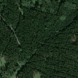 Satellite imagery of Vysoký les [Sebranice-Pohora] chapel sanctus t., CZ