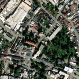 Satellite imagery of [Svitavy] church t., CZ