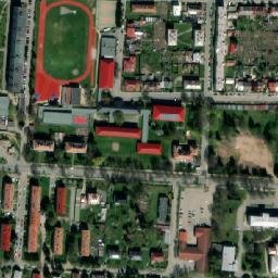 Satellite imagery of [Moravská Třebová] monastery church t., CZ