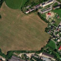 Satellite imagery of [Bílovec-město]church & outlook t., CZ