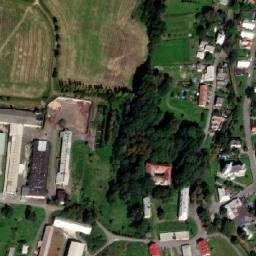Satellite imagery of [Bravantice] church t., CZ