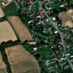 Satellite imagery of [Jistebník] church t., CZ