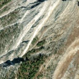 Satellite imagery of Mount Ruault, CA