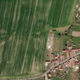 Satellite imagery of [Rosovice] church t., CZ