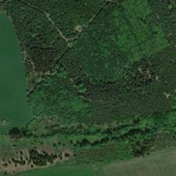 Satellite imagery of Tasice [Bělá u Jedlé] glassworks chimney, CZ