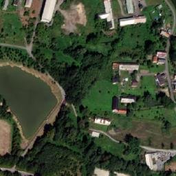 Satellite imagery of [Bravantice] church t., CZ