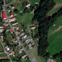 Satellite imagery of [Bravantice] church t., CZ