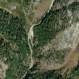 Satellite imagery of Mount Ruault, CA