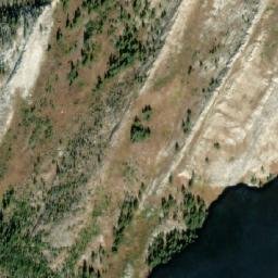 Satellite imagery of Mount Ruault, CA