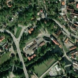 Satellite imagery of [Stříbro ]Church outlook t., CZ