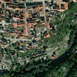 Satellite imagery of [Stříbro ]Church outlook t., CZ