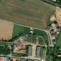 Satellite imagery of [Plzeň-Křimice] church t., CZ