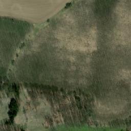 Satellite imagery of [Psáře] church t., CZ