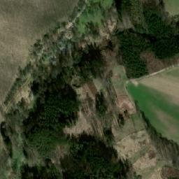 Satellite imagery of [Psáře] church t., CZ
