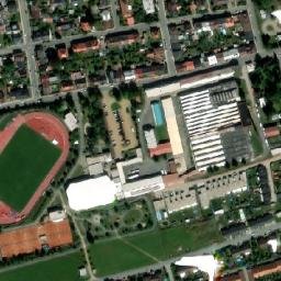 Satellite imagery of [Svitavy] factory chimney, CZ