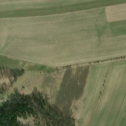 Satellite imagery of [Bílovec-Bravinné] church t., CZ